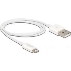DeLOCK 83000 USB-A to Lightning Cable 1m White