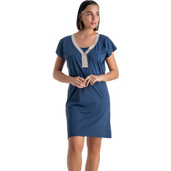 Rachel Mini Καλοκαιρινό Καθημερινό Φόρεμα Μεταξωτό Navy Μπλε 13691