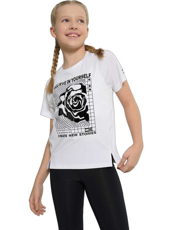 Demix Παιδικό T-Shirt Κοντομάνικο Λευκό 137923-00