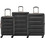Delsey Securitech 401798500 Σετ Βαλίτσες 3τμχ Μαύρες