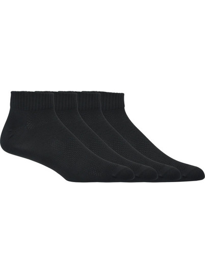 ASICS Ανδρικές Κάλτσες Κοντές Μαύρες 2Pack 3033C315-001
