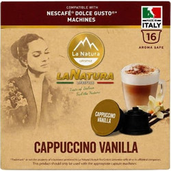 La Natura Lifestyle Κάψουλες Cappuccino Vanilla Συμβατές με Μηχανή Dolce Gusto 16τμχ
