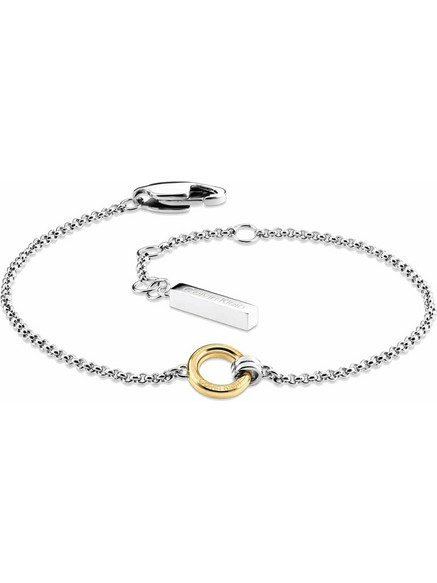 Calvin Klein Γυναικείο Βραχιόλι Αλυσίδα από Ατσάλι Xρυσό & Ασημί 35000955