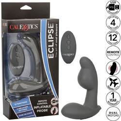 CalExotics Eclipse Rem Πρωκτική Σφήνα Ασύρματη με Δόνηση για Μασάζ Προστάτη 11.5cm Μαύρη =