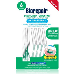 Biorepair Regular Μεσοδόντια Βουρτσάκια 0.82mm Πράσινα 6τμχ
