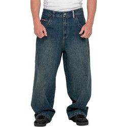Rusty Yowie Ανδρικό Τζιν Παντελόνι Loose Εφαρμογή Navy Μπλε DEM0105