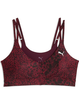 Puma Tropical Speed Αθλητικό Μπουστάκι με Χαμηλή Στήριξη & Αφαιρούμενη Ενίσχυση Μπορντό 529159-24