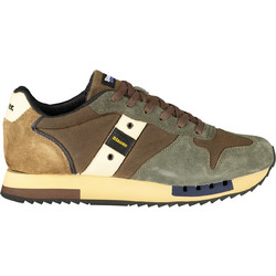 Blauer Ανδρικά Sneakers Χακί F6QUEENS01WAX-MABRWMIL