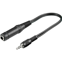 Goobay 50470 Αντάπτορας Ήχου 3.5mm Male to 6.35mm Female 20cm