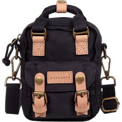 Doughnut Macaroon Tiny Reborn Series Γυναικείο Τσαντάκι Χιαστί Μαύρο D226RE-0003-F