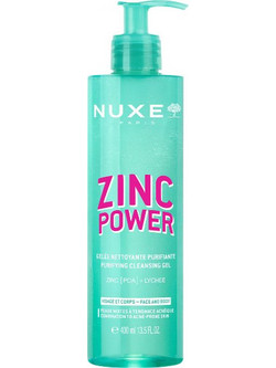 Nuxe Zinc Power Purifying Ενυδατικό Gel Καθαρισμού Προσώπου για Ακμή 400ml