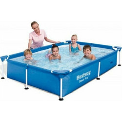 Bestway 41476 Πισίνα Πλαστική με Μεταλλικό Σκελετό 43x150x221cm