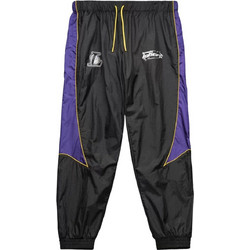 Mitchell & Ness NBA Los Angeles Lakers Ανδρικό Παντελόνι Φόρμας με Λάστιχο Μαύρο MNBT17791-LALBLCK
