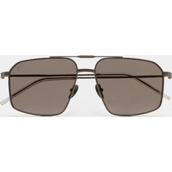Kaleos DONELLY-5 Ανδρικά Γυαλιά Ηλίου Aviator Μεταλλικά Μαύρα με Καφέ Φακό