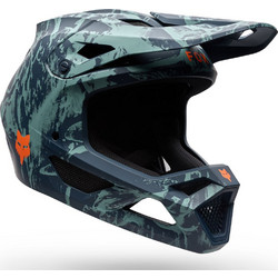Fox Rampage Img Print Κράνος Ποδηλάτου Βουνού / Downhill / BMX / Dirt Full Face MIPS Πετρόλ 38327-C84