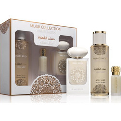 Gulf Orchid Musk Collection Angel Musk Eau de Parfum 60ml + Perfumed Oil 12ml + Body Spray 250ml