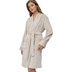 Aruelle Eva Γυναικεία Ρόμπα Fleece Ecru 39.02.23.094