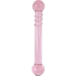 Passion Labs Sticla Double Γυάλινο Dildo 19.3cm Ροζ