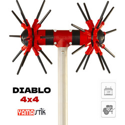 Yamastik DI-ALBL-25 Ελαιοραβδιστικό Μπαταρίας Αχινός 800W 12V 2.5m 2.9kg
