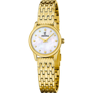 Festina Mademoiselle Γυναικείο Ρολόι με Χρυσό Μεταλλικό Μπρασελέ F20750/1 Festina Mademoiselle Γυναικείο Ρολόι με Χρυσό Μεταλλικό Μπρασελέ F20750/1