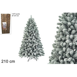 Χριστουγεννιάτικο Δέντρο Due Esse Χιονισμένο 210cm Πράσινο XNA08003091