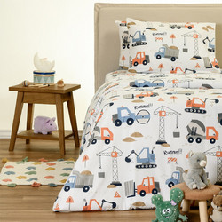 Melinen Σετ Παιδικά Σεντόνια Μονά Φανελένια 170x270 Winter Line Kids Bob White 3τμχ
