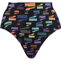 Puma Ψηλόμεσο Bikini Slip Μαύρο Πολύχρωμο 701221724-001