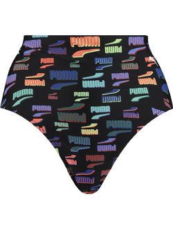 Puma Ψηλόμεσο Bikini Slip Μαύρο Πολύχρωμο 701221724-001