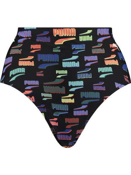 Puma Ψηλόμεσο Bikini Slip Μαύρο Πολύχρωμο 701221724-001