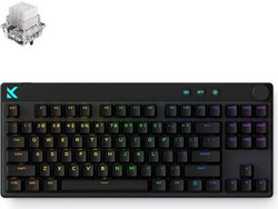 Mchose Mix 87 Μηχανικό Gaming Πληκτρολόγιο TenKeyLess με Mount Tai Magnetic Διακόπτες RGB Black