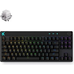 Mchose Mix 87 Μηχανικό Gaming Πληκτρολόγιο TenKeyLess με Mount Tai Magnetic Διακόπτες RGB Black