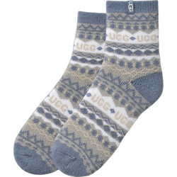 UGG Cressida Cozy Quarter Γυναικείες Κάλτσες Κοντές Γκρι 1171625-K40M