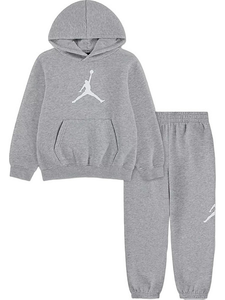 Jordan Παιδικό Σετ Φόρμας Γκρι 85G247-C87