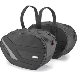 Givi EASY11 Σετ Σαμάρια Μηχανής 2x25lt Μαύρα