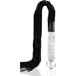 Pipedream Icicles No 38 Πρωκτική Σφήνα Tail Plug 25cm Μαύρη Διαφανής PD2938-00