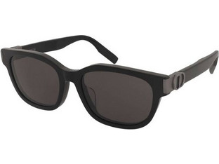 Dior S1F 14A0 Γυναικεία Γυαλιά Ηλίου Τετράγωνα Κοκάλινα Μαύρα με Μαύρο Φακό