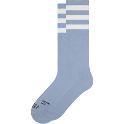 American Socks Βαμβακερές Γυναικείες Κάλτσες Ψηλές Γαλάζιες AS224
