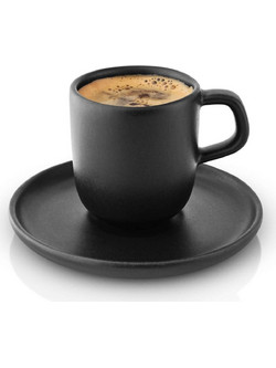 Eva Solo Φλιτζάνι Espresso & Ελληνικού Καφέ Κεραμικό Μαύρο 65ml 512705