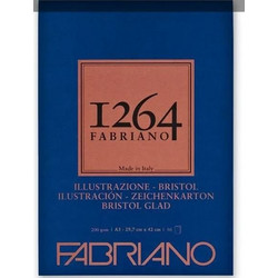 Fabriano 1264 Μπλοκ Σχεδίου A3 Bristol 200gr/m² 50 Φύλλα