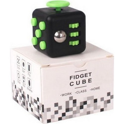 Fidget Cube Μαύρο Πράσινο