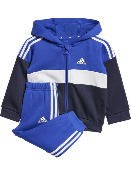 Adidas Βρεφικό Σετ Φόρμας για Αγόρι Χειμωνιάτικο Royal Blue IW3492