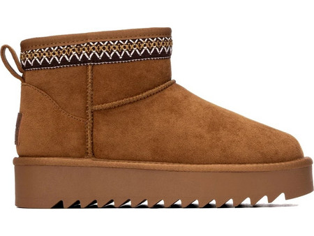 Refresh Γυναικεία Μποτάκια Suede Ταμπά 176017