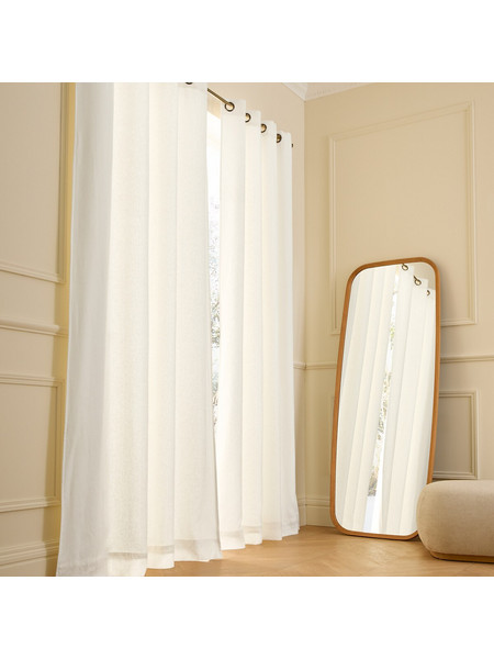 La Redoute Κουρτίνα με Τρουκς 140x320 Private 351455306 Off White