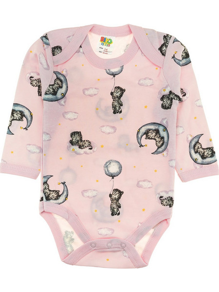 Biyo Kids Dreamy Kitten Φορμάκι Εσώρουχο Μακρυμάνικo για Κορίτσι Ροζ Χρυσό 38147