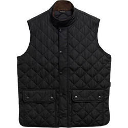Barbour Αμάνικο Ανδρικό Μπουφάν Puffer Μαύρο MGIO245BK11-V1
