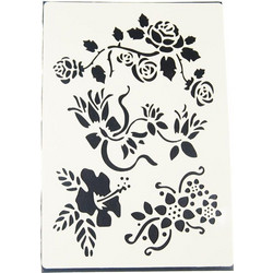 Next Στένσιλ Σχέδια Τριαντάφυλλακι 21x29.7cm 35020-2