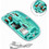 AOAS W08 Ασύρματο Bluetooth Ποντίκι Green