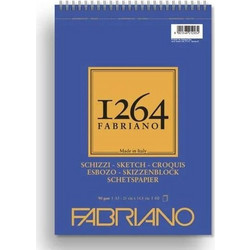 Fabriano 1264 Μπλοκ Σχεδίου A5 90gr/m² 60 Φύλλα
