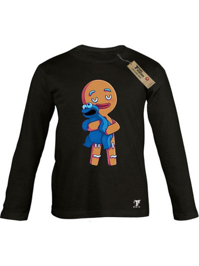 Takeposition My Love Παιδικό T-Shirt Μακρυμάνικο Μαύρο 814-1644