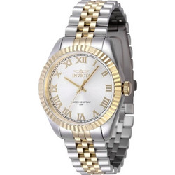 Invicta Specialty Γυναικείο Ρολόι με Ασημί Χρυσό Μεταλλικό Μπρασελέ 47414